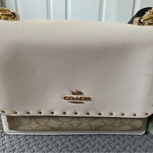 Klare Crossbody Bag In Signature Canvas With Rivets